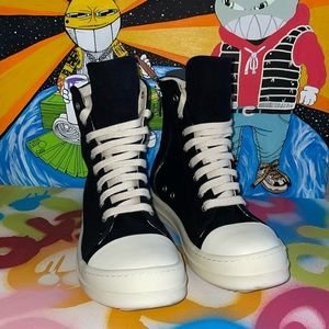 Rick Owen’s high top sneakers